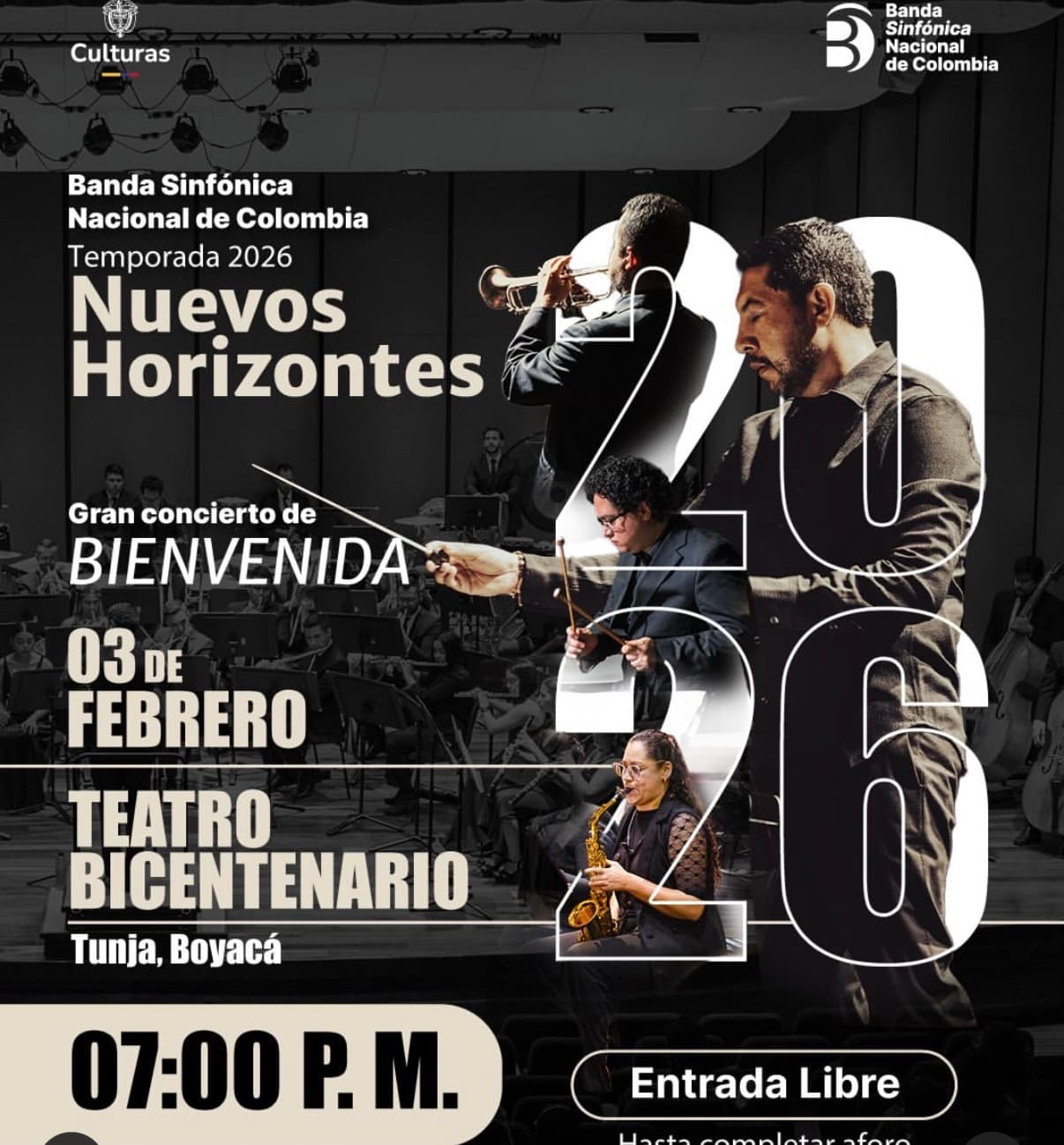 Gran Concierto de Bienvenida – Temporada Nuevos Horizontes