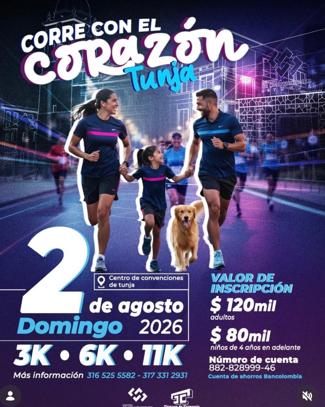 ¡Corre con el corazón Tunja 2026!