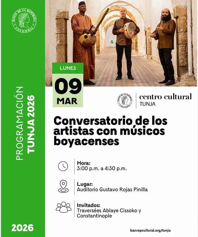 Conversación: Música del mundo y talento boyacense